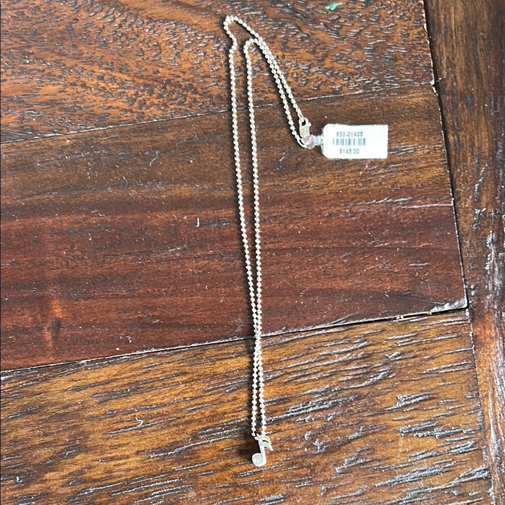 Silver Necklace with Music Note Pendant